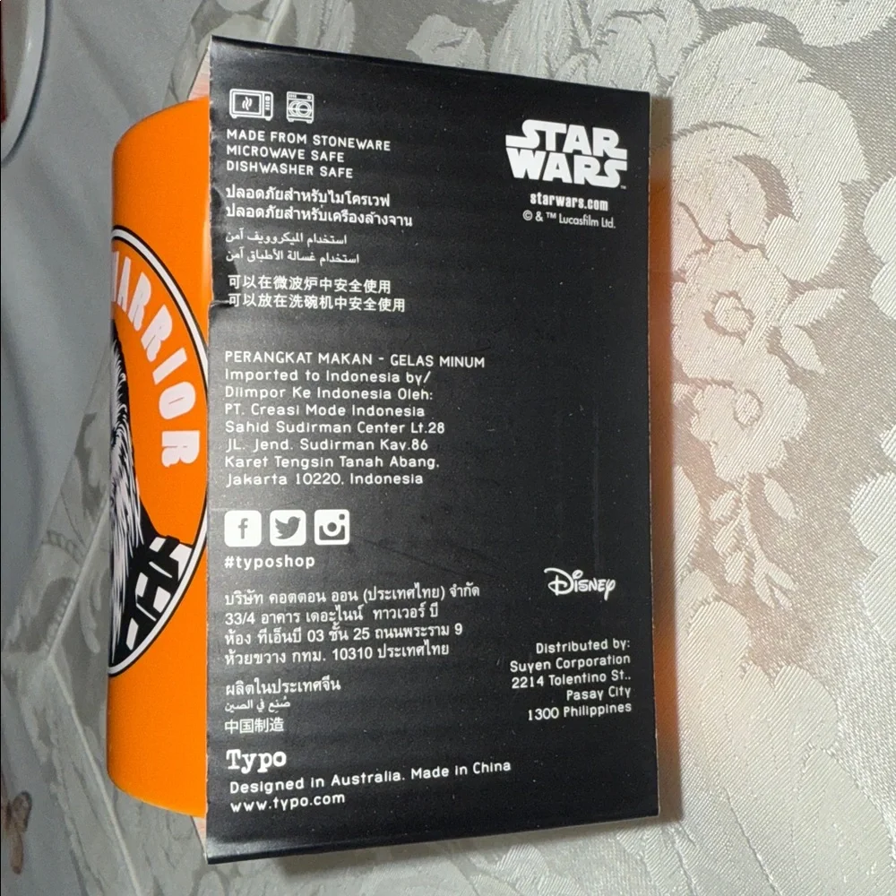 Star Wars Anytime‎ Wookiee Warrior Orange Mug